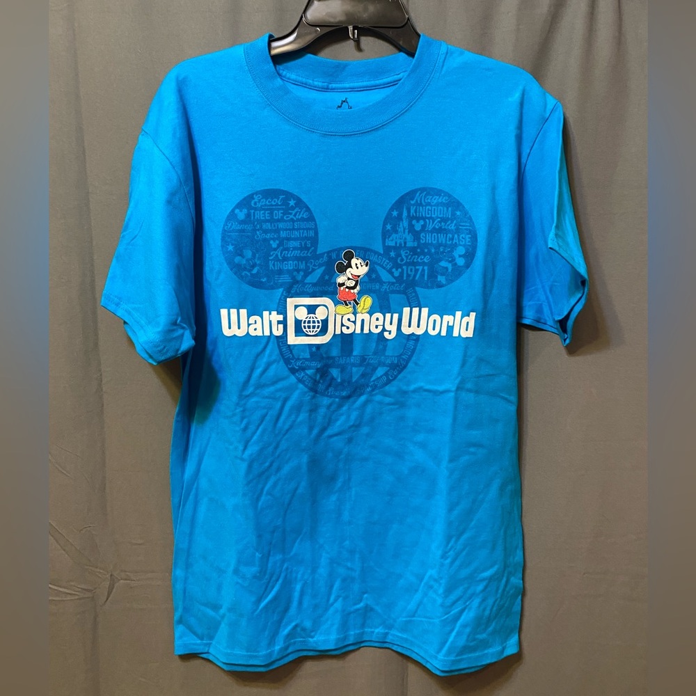 NWT Disney Tee-Shirt, Blue, Size Adult M